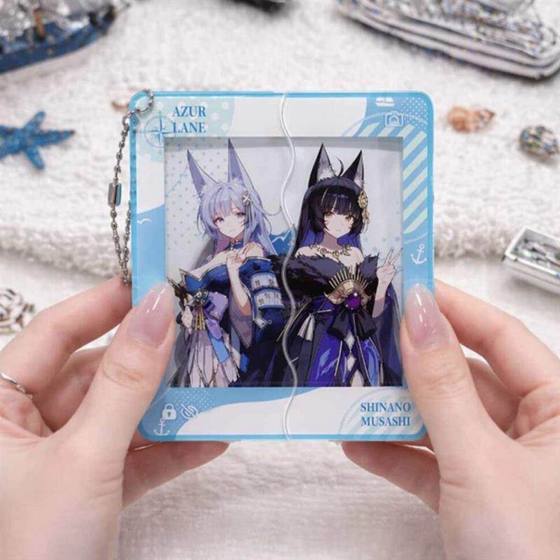 碧蓝航线周边亚克力抽拉挂件武藏信浓双人同人亚克力二次元创意谷
