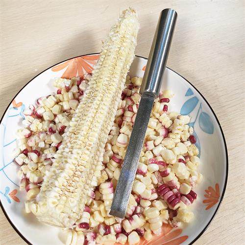 T型玉米脱粒刀剥离神器304不锈钢新鲜苞粟米子刨家用削整颗粒钓鱼,厨房/烹饪用具,水果削皮器,淘宝优惠券,粉丝福利购,淘宝优惠卷
