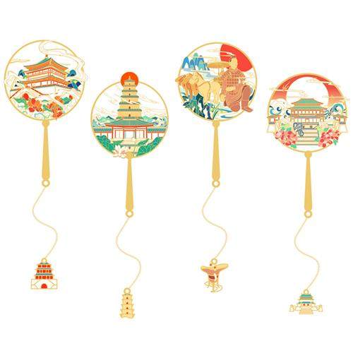 西安景点景区大雁塔钟楼芙蓉园创意金属书签旅游纪念礼品定制刻字,文具电教/文化用品/商务用品,书签,淘宝优惠券,粉丝福利购,淘宝优惠卷