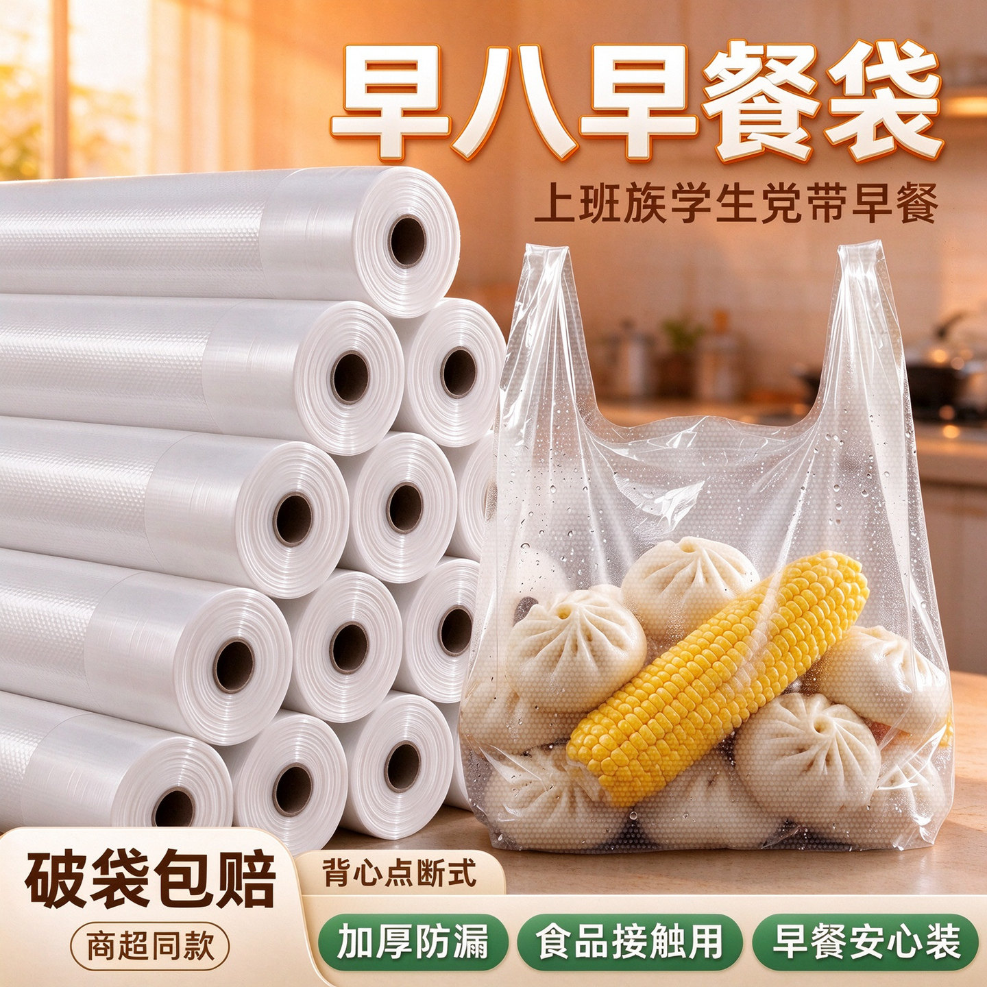 便携早餐袋上班上学家用