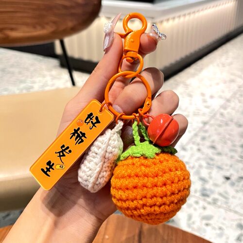 毛线钩织好事发生挂件实用伴手礼