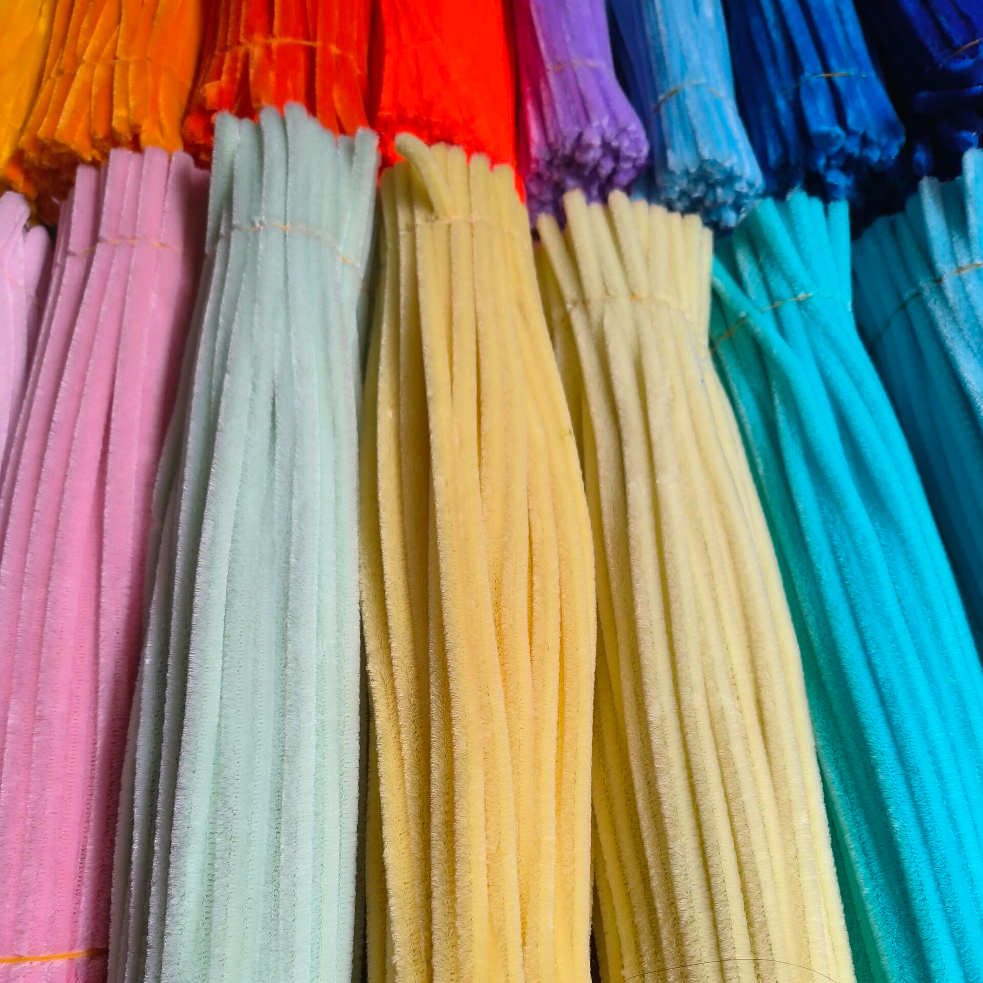 浅色系8mm加厚佰宁扭扭棒特密马卡龙加密加绒手工diy花束超密材料