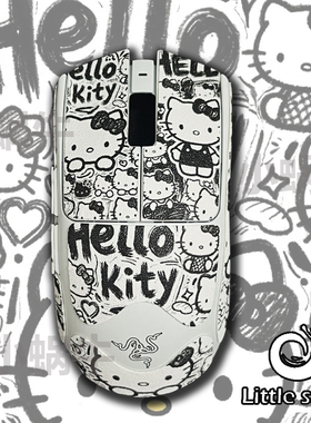 鼠标防滑贴适用毒蝰V3PRO雷蛇炼狱蝰v3V4/V2全包防汗原装定制贴纸