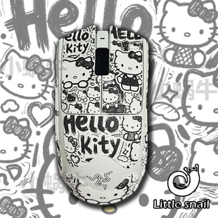 鼠标防滑贴适用毒蝰V3PRO雷蛇炼狱蝰v3V4 定制贴纸 V2全包防汗原装