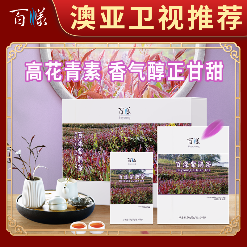 紫鹃茶高花青素含量云南紫娟生茶散茶普洱茶送礼佳品