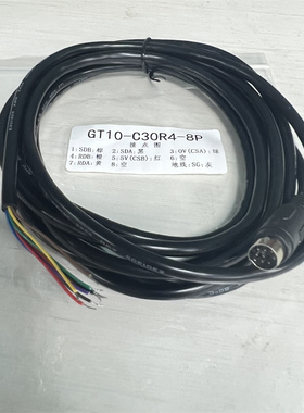 三菱触摸屏通讯线GT10-C30R4-8P/C50R4 GT01-C30R2-6P/C30R2-9S