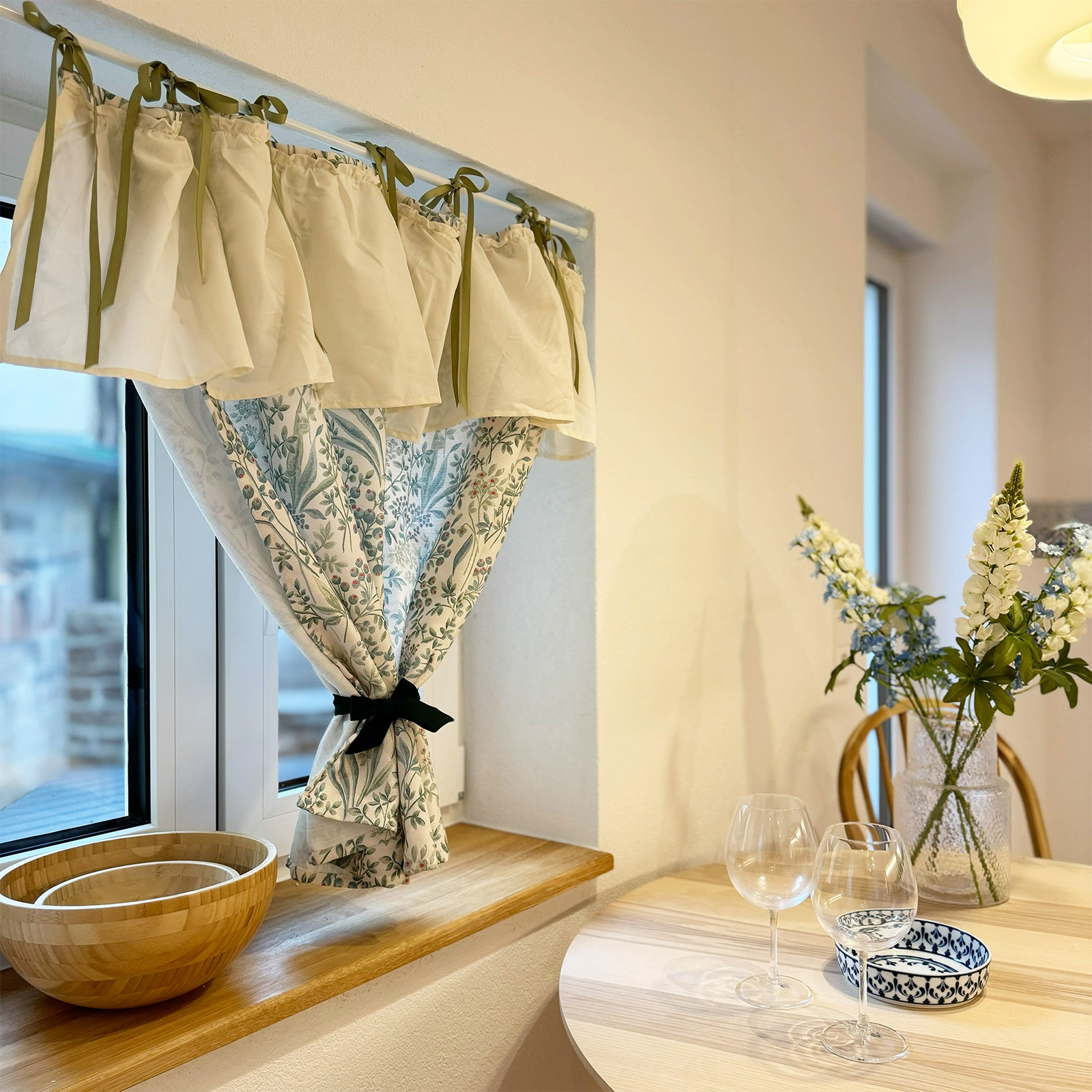 花语奶香英式碎花美式幔帘头半帘门帘免打孔系带式柜子遮挡帘装饰,居家布艺,成品窗帘,淘宝优惠券,粉丝福利购,淘宝优惠卷