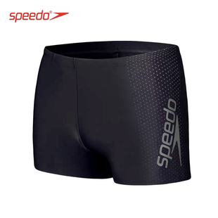 speedo泳裤平角男款比赛竞技游泳裤训练抗氯短裤专业游泳裤