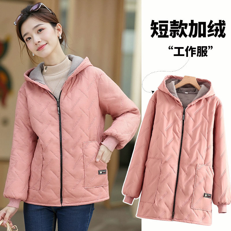 时尚短款加绒加厚保暖罩衣女外穿防脏长袖围裙上班专用工作服外套,家庭/个人清洁工具,围裙,淘宝优惠券,粉丝福利购,淘宝优惠卷