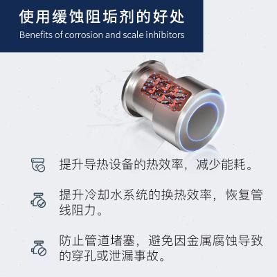 企阳缓蚀阻垢剂中央空调冷却塔循环水锅炉热水管道防垢反渗透阻垢