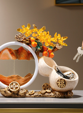 玄关钥匙收纳摆件入户门口放葫芦客厅新居新房子搬家送礼乔迁礼物