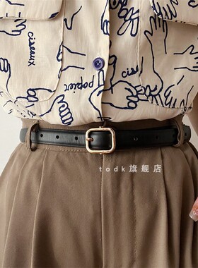 韩版潮流时尚皮带女百搭腰带