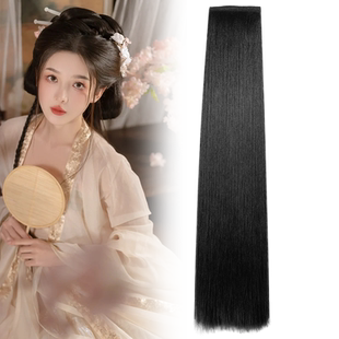 汉服假发片化妆师专用古风古装一片式儿童超长高温丝后脑勺女发排
