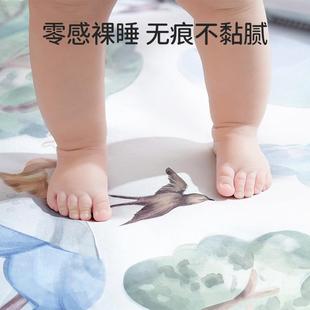 欧孕婴儿冰丝凉席宝宝可用儿童幼儿园席子可水洗拼接床婴儿床凉席