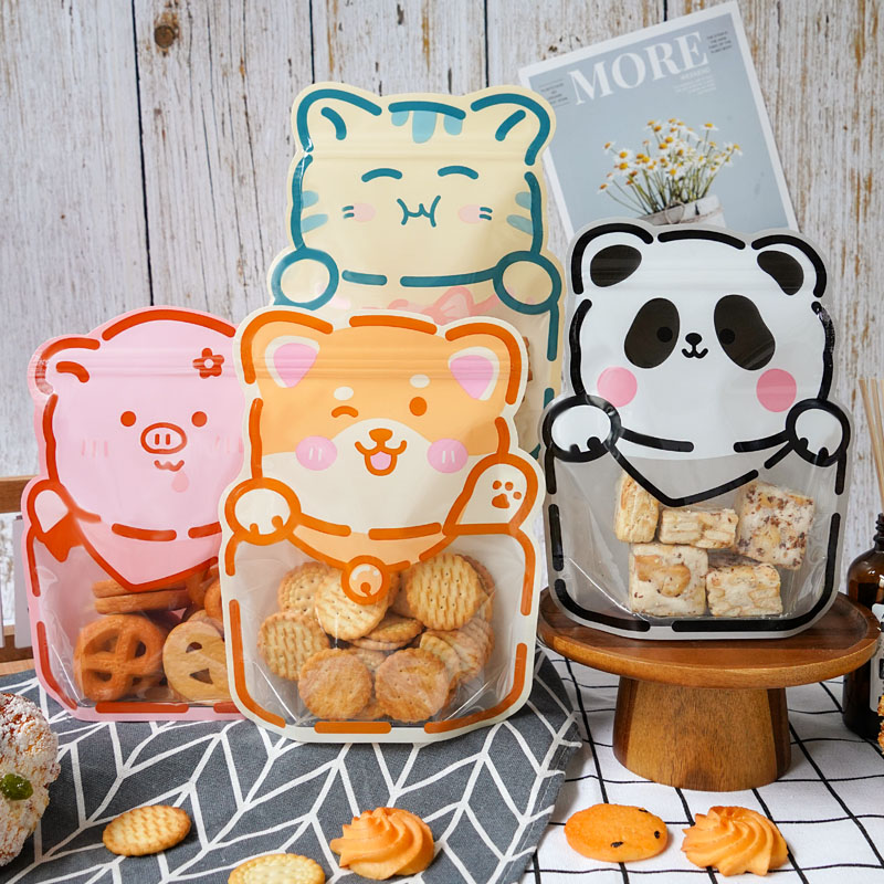 天晟宇饼干包装袋可爱卡通自封袋