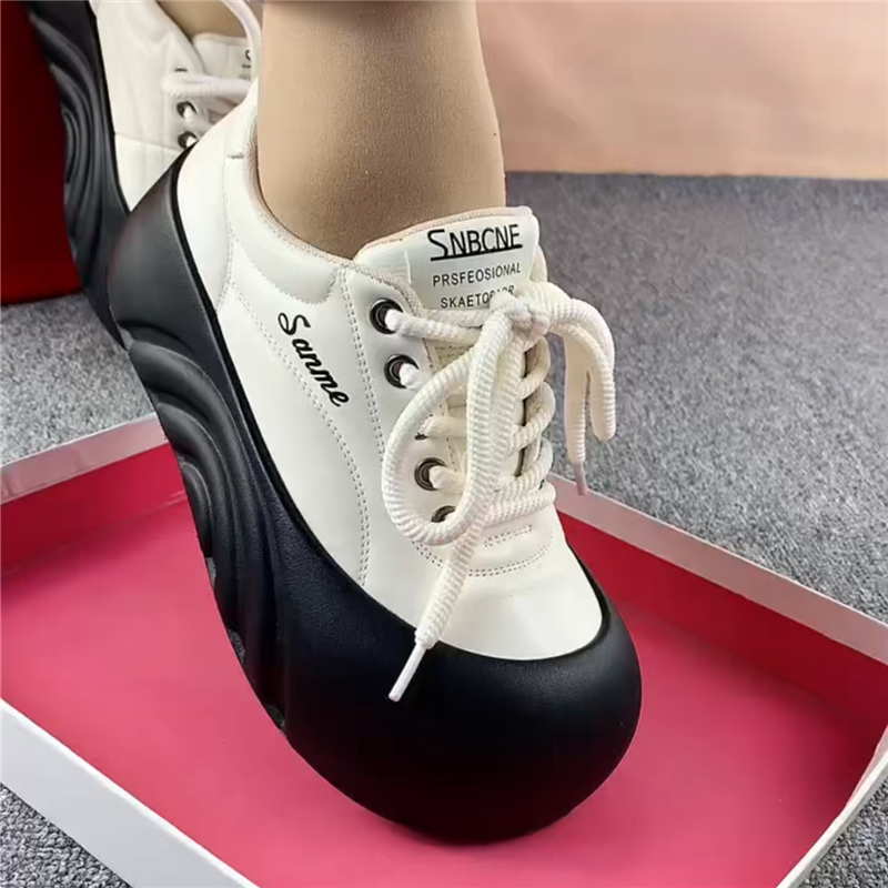 圆头妈妈鞋复古单鞋女