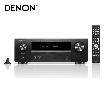 天龙（DENON）AVR-X580BT功放 家庭影院 5.2声道AV功放机  黑色