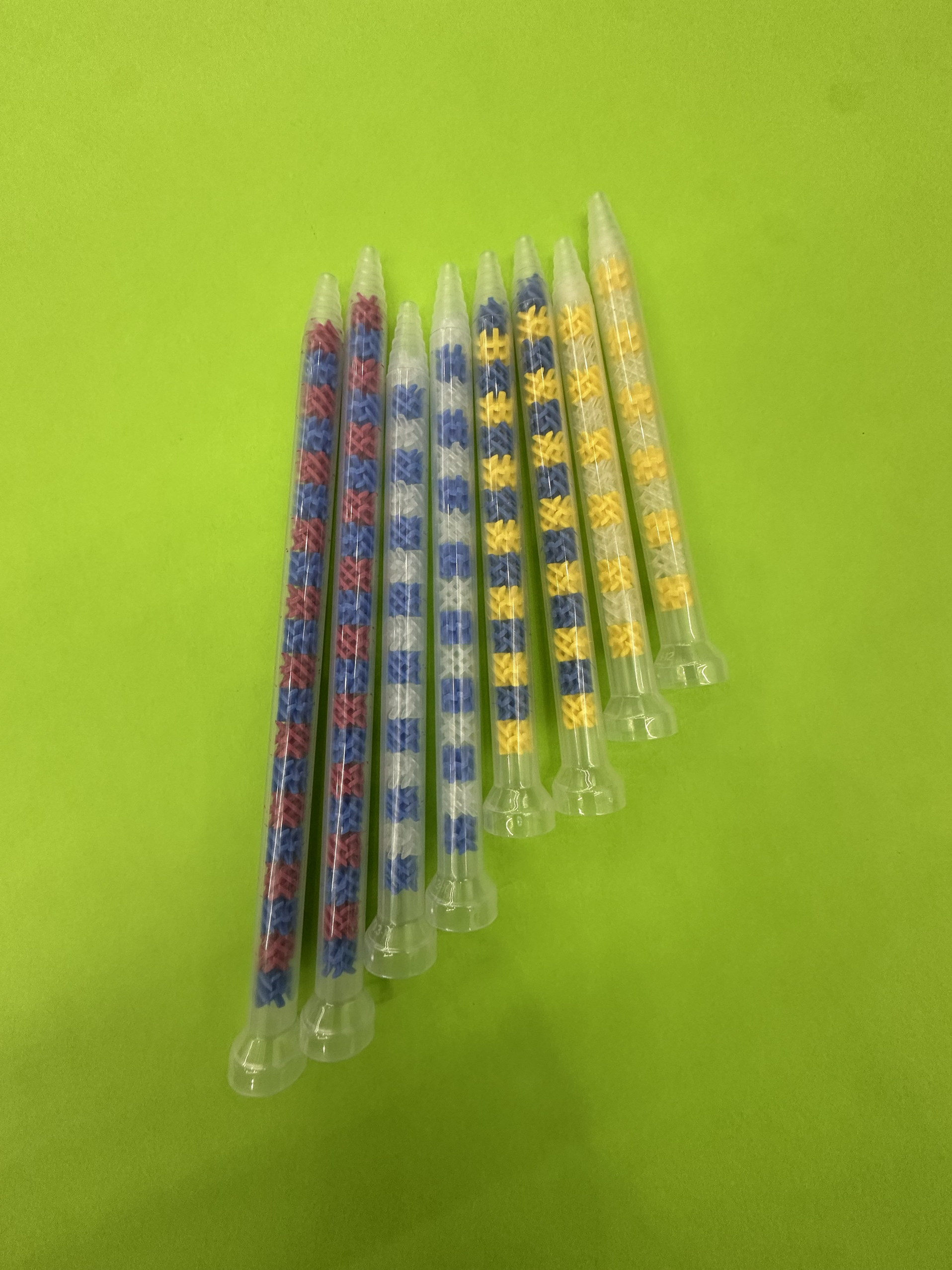 混合管GSM920ab胶静态混胶管16节双组份十字芯点胶机混胶器9-14