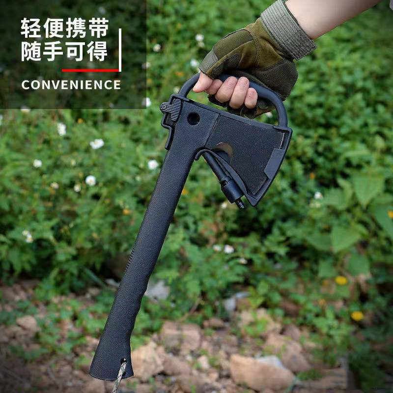 户外开山砍树砍柴斧消防斧野外装备战术斧工兵斧营地斧多功能
