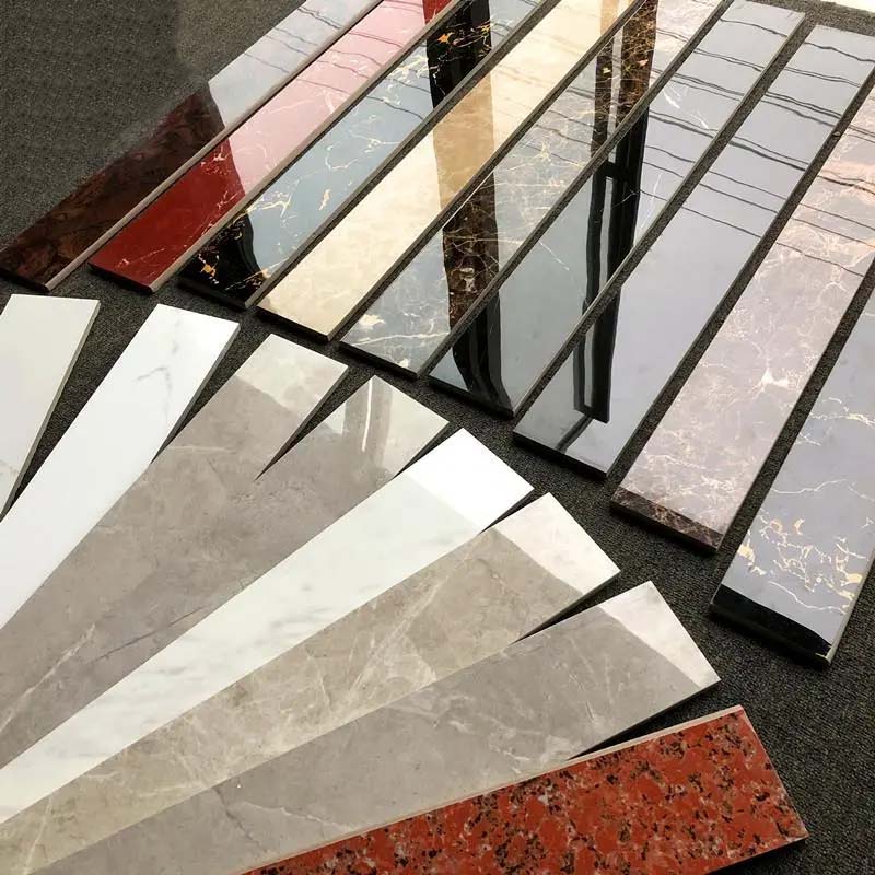 踢脚线100x800大理石纹客厅瓷砖