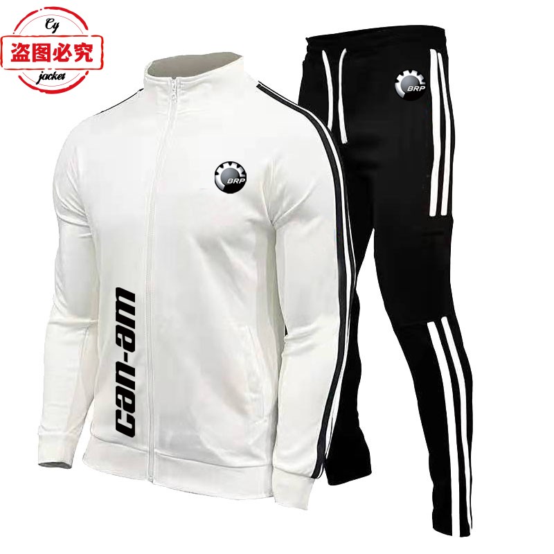 CAN-AM标志服装机车logo赛车服休闲运动服男春秋套装骑行服团队服