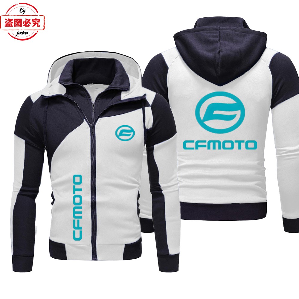 CFMOTO摩托车logo机车外套赛车服宽松男上衣休闲卫衣骑行服团体服