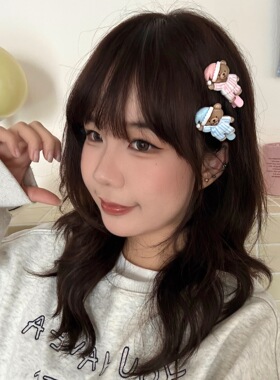 甜美少女碎发刘海夹发卡头饰发饰