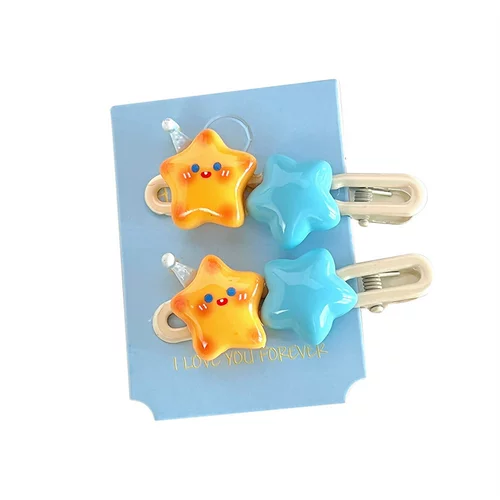 Креативная мультяшная заколка для волос, шпильки для волос, челка, с медвежатами