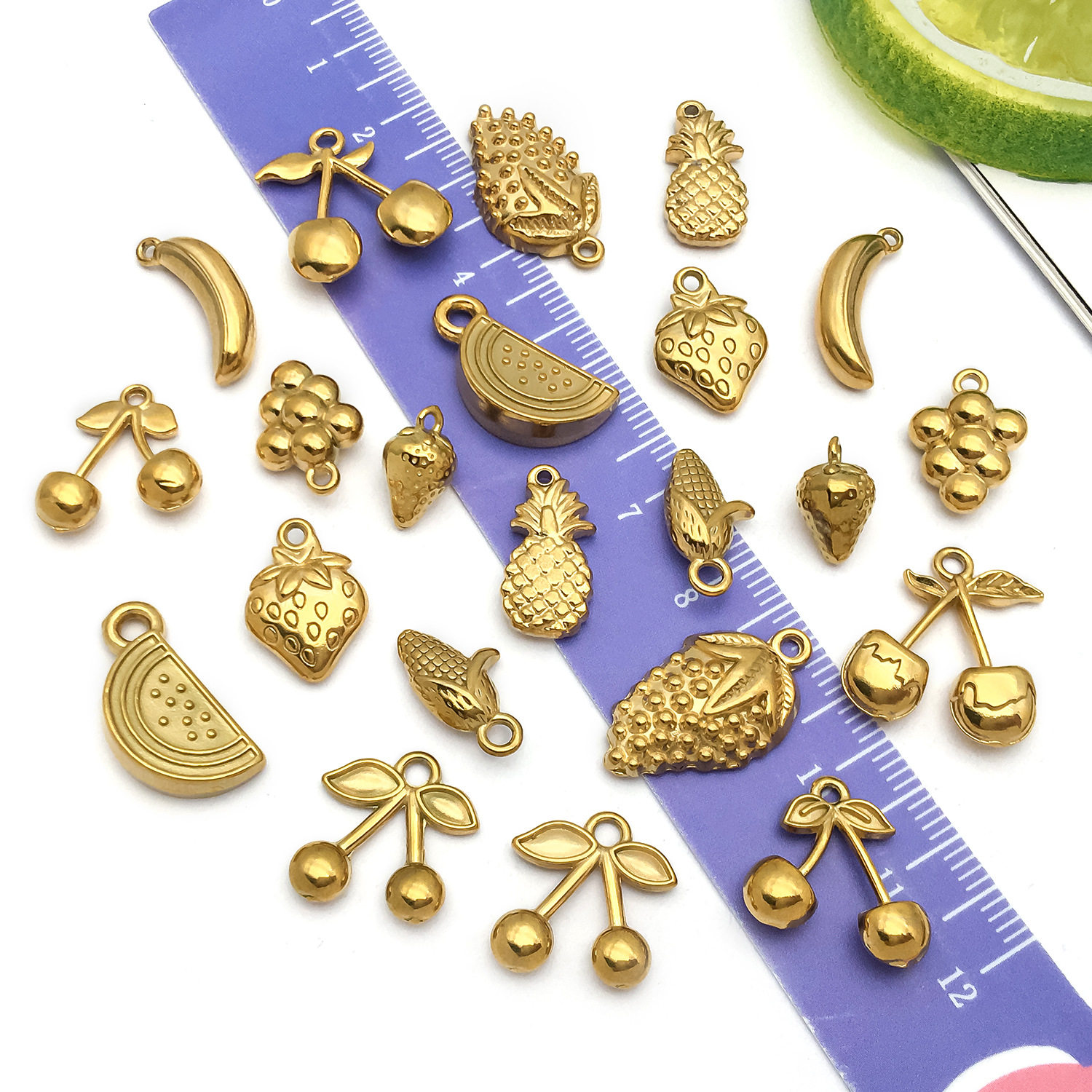 小金色项链耳环真空电镀饰品配件