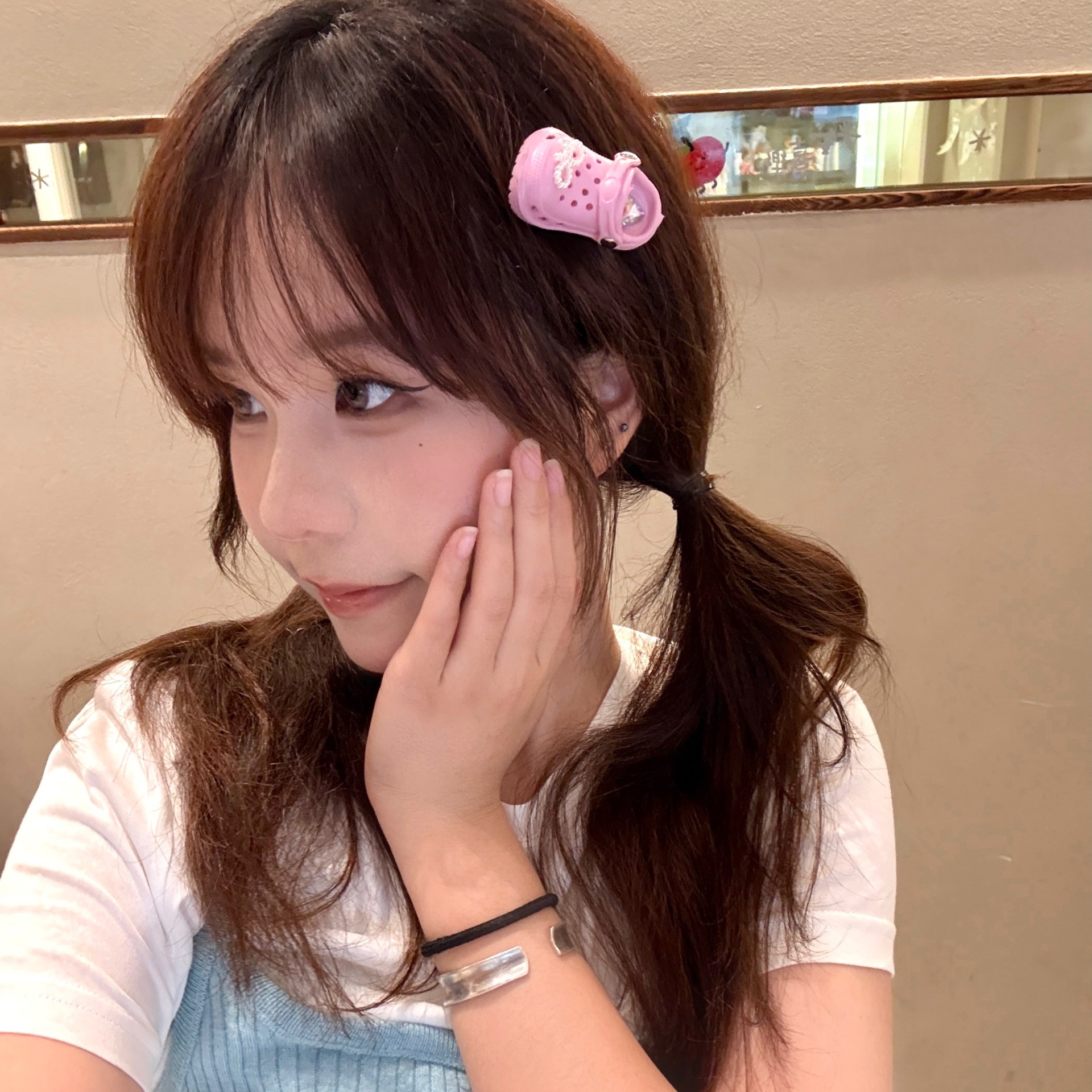 海夹少女心百搭小众时尚发卡气质