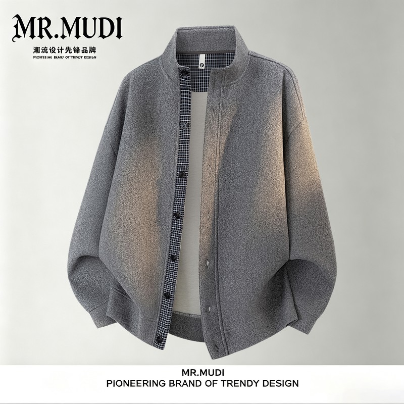 MR.MUDI/穆迪先生卫衣男春秋2026新款潮流宽松休闲外穿外套百搭