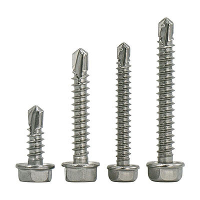 KCll-38410不锈钢外六角钻尾自攻螺丝GB15856.4ST5.5*50（50个）