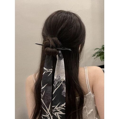 新中式汉服束发带搭配马面裙