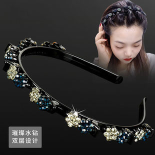 编发发箍夹子头箍发夹刘海发卡发饰2026新款高端头饰碎发神器女款