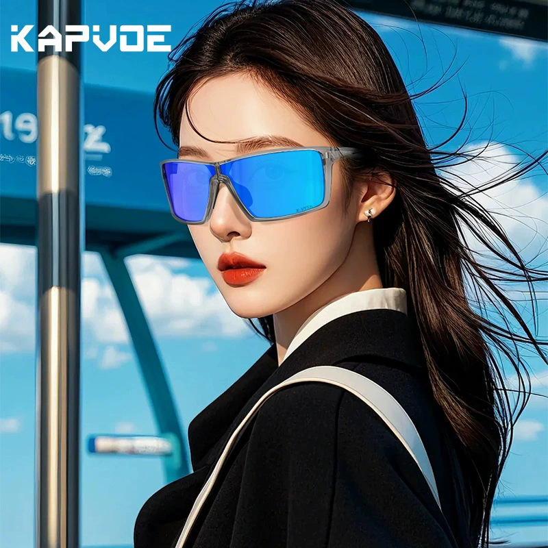 kapvoe偏光折叠运动墨镜女户外登山徒步钓鱼防紫外线护目太阳镜