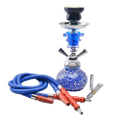 外贸水烟壶全套跨境货源单管玻璃水烟具水烟袋水烟配件hookah