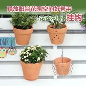 园艺挂壁花盆不锈钢挂钩适合多肉绿植展示轻松悬挂