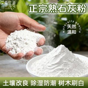 熟石灰粉树木刷白消毒改善水质除湿防潮防霉种菜驱除臭味氢氧化钙