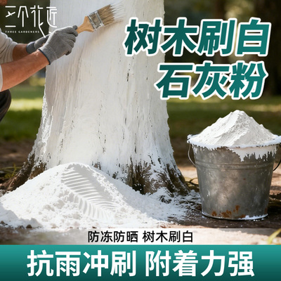 树木专用刷白熟石灰粉果树刷白粉