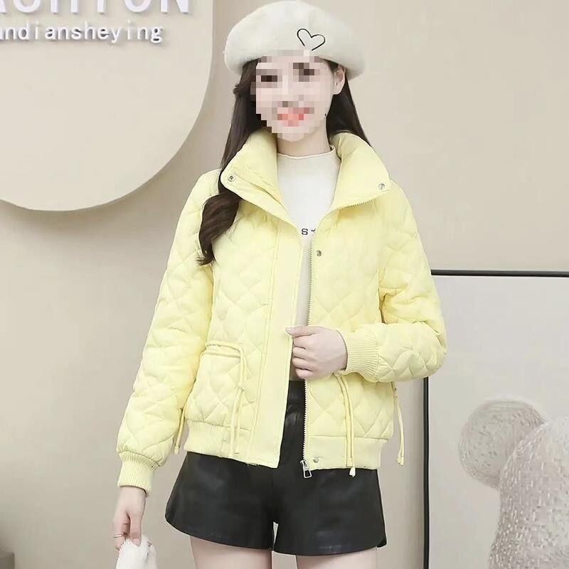 反季冬季时尚2025短款羽绒棉袄棉服女新款韩版宽松保暖棉衣外套女