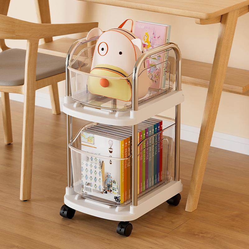 书包置物架可移动小推车桌下滑轮柜书本收纳架家用放书包神器,家庭/个人清洁工具,浴室角架/置物架,淘宝优惠券,粉丝福利购,淘宝优惠卷