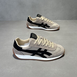 男鞋 低帮学生休闲鞋 软底百搭情侣款 复古面包鞋 潮流板鞋 2025新款