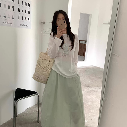LARTI-26夏上新韩系休闲小象轻薄长袖T恤80407