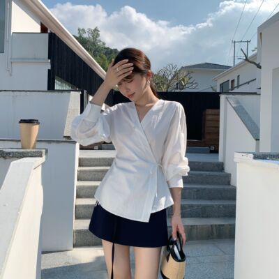 THE COS ME-天丝收腰简约通勤百搭气质衬衣26年早春小衫T30132-SM