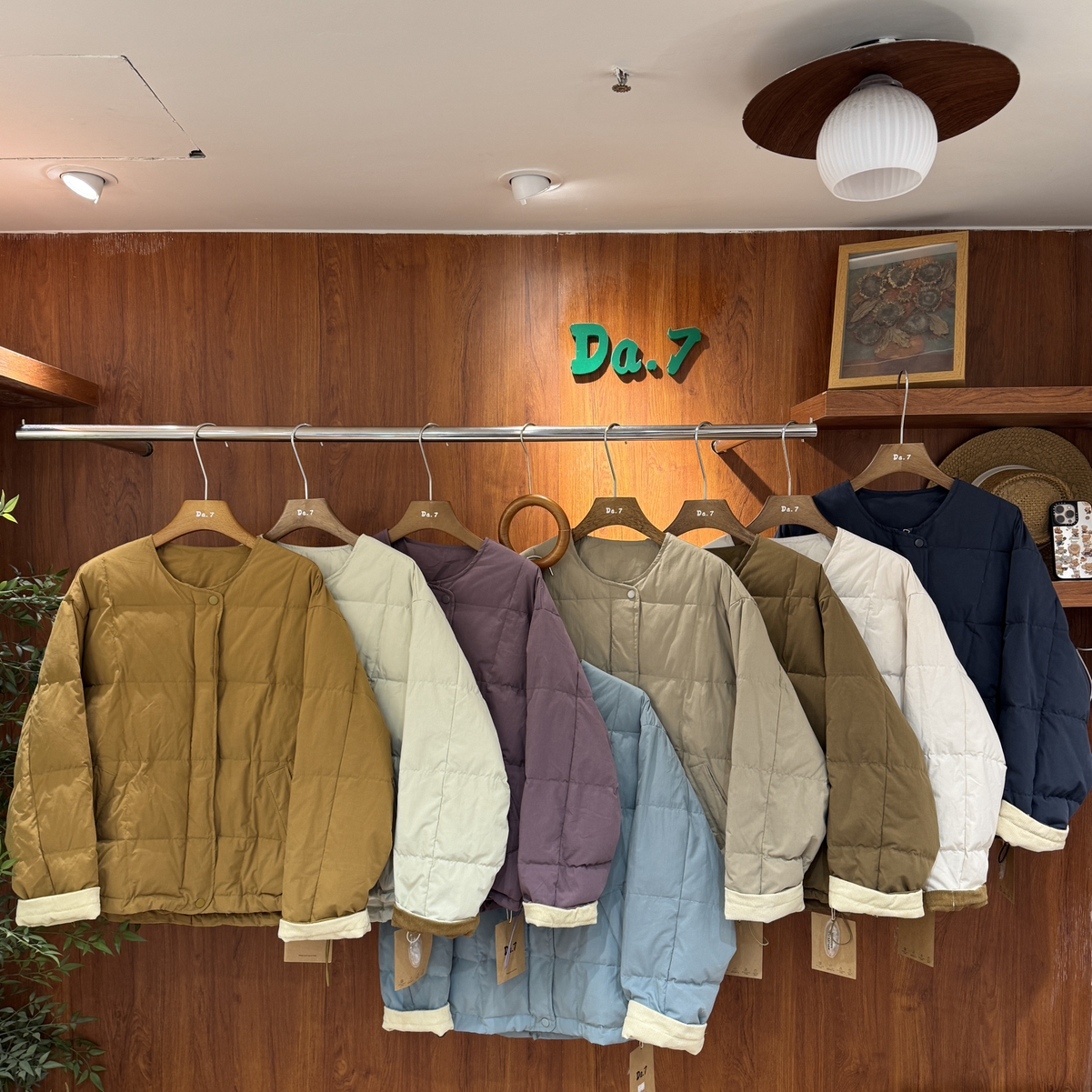 DA.7-冬上新日系宽松显瘦百搭休闲羽绒棉服慵懒短外套6901