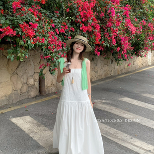 不含披肩 SUSAN 吊带连衣裙 气质自留款 3090s 夏上新心动繆斯法式