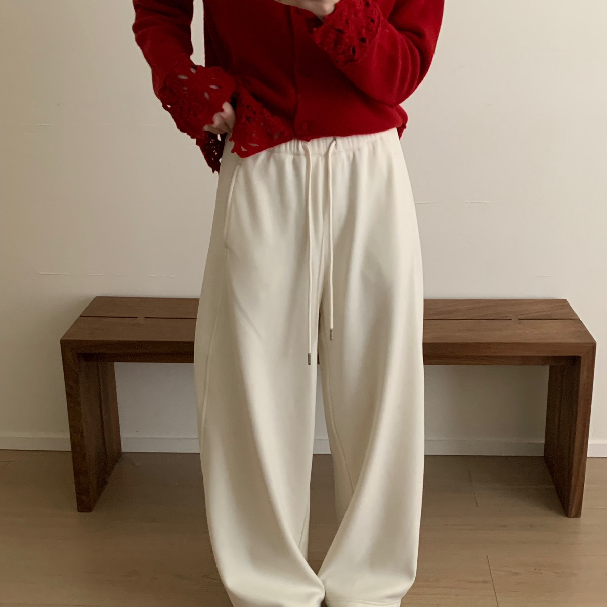 MUUTIS牧缇-约百搭日常通勤休闲加绒加厚运动抽绳休闲裤MT-26626