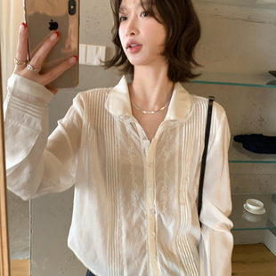 IMISS-26年夏上新绝美～刺绣蕾丝衬衫R20510