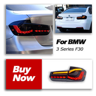 龙鳞款 适用于13 F35尾灯总成改装 宝马3系F30 LED后尾灯后雾灯 18款