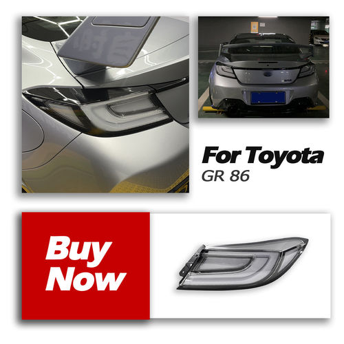 适用于21-24款丰田GR86尾灯总成斯巴鲁BRZ改装LED后尾灯流光转向